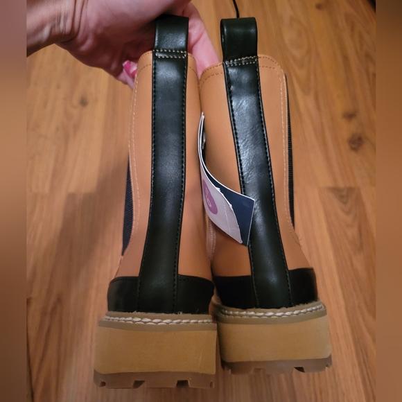 🎯nwt a new day cognac & black cambria boots - Picture 5 of 10